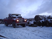  at the logpile before the day had dawned